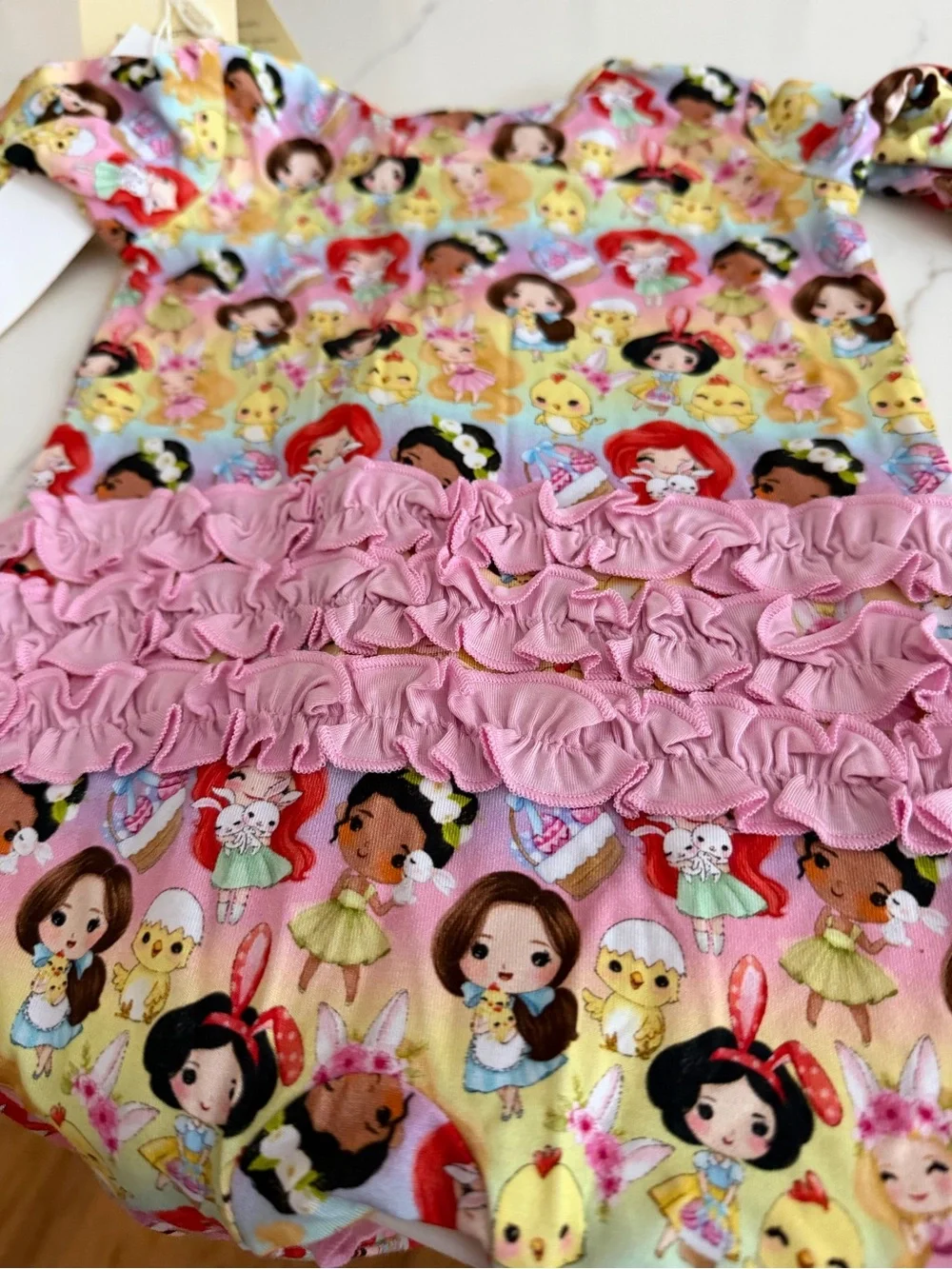 Little Snuggles Bamboo Sleeper - Disney Princess print size 9-12 months